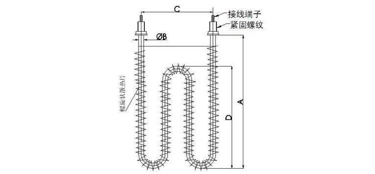 翅片電加熱管